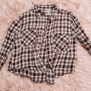 Forever21 3/4 length flannel